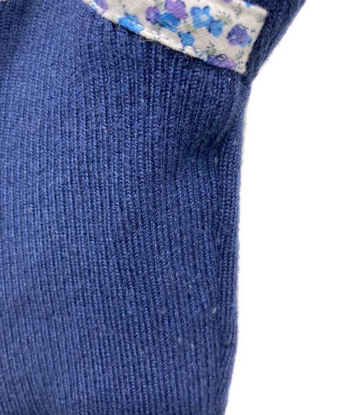 Vivienne Westwood RED LABEL（ヴィヴィアンウエストウッドレッドレーベル）Vivienne Westwood RED LABEL (ヴィヴィアンウエストウッドレッドレーベル) オーブ刺繍半袖ニット ブルー サイズ:2の古着・服飾アイテム