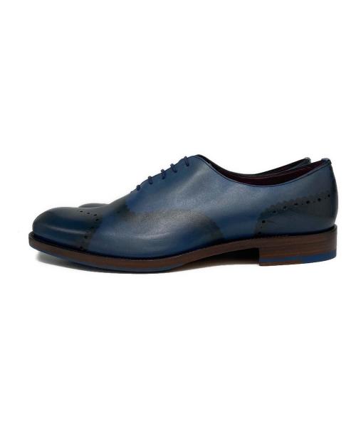 FRATELLI BORGIOLI（フラテッリ ボルジョーリ）FRATELLI BORGIOLI (フラテッリ ボルジョーリ) ウィングチップシューズ ネイビー サイズ:10の古着・服飾アイテム