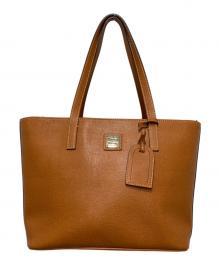 DOONEY&BOURKE（ドゥーニーアンドバーク）の古着「レザートートバッグ」｜ブラウン