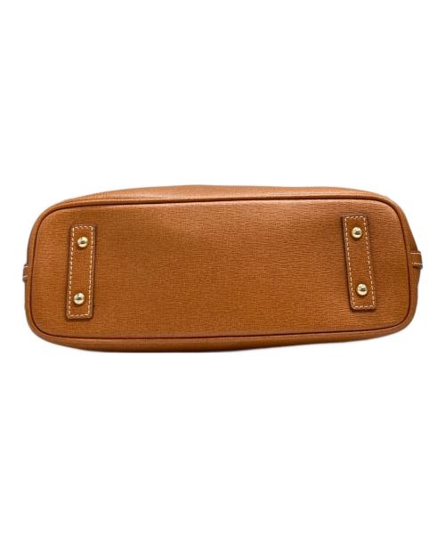 DOONEY&BOURKE（ドゥーニーアンドバーク）DOONEY&BOURKE (ドゥーニーアンドバーク) レザートートバッグ ブラウンの古着・服飾アイテム