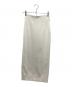 BIOTOP（ビオトープ）の古着「Knit tight long skirt」｜ホワイト