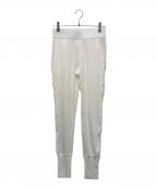 MOON TREE PLANETムーンツリープラネット）の古着「line pants cashmere」｜アイボリー