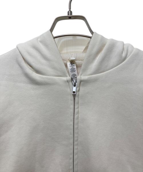 SKIMS（スキムス）SKIMS (スキムス) 裏サーマルジップパーカー アイボリー サイズ:XXSの古着・服飾アイテム