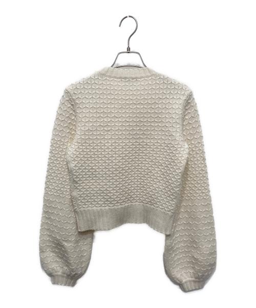 MaxMara（マックスマーラ）MaxMara (マックスマーラ) ELVIRAウールカシミヤニット アイボリー サイズ:XSの古着・服飾アイテム