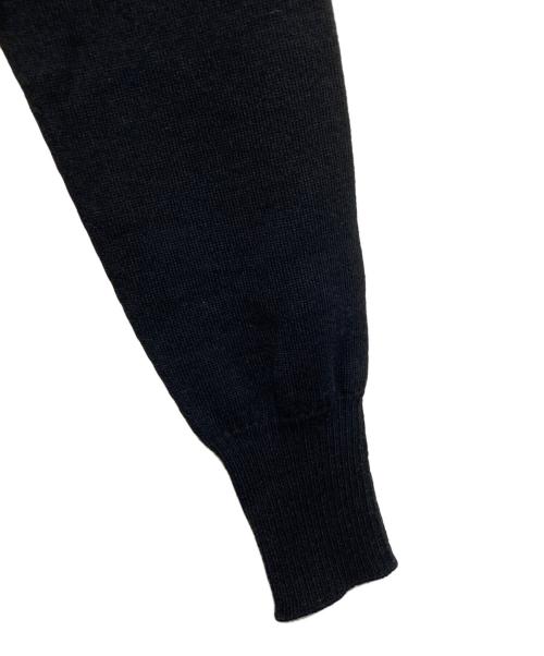 SPORT MAX（スポーツマックス）SPORT MAX (スポーツマックス) ティペット付ピュアウールカーディガン ブラック サイズ:Ｓの古着・服飾アイテム