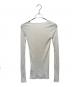 MOON TREE PLANET (ムーンツリープラネット) U neck T cashmere ホワイト サイズ:M：6000円