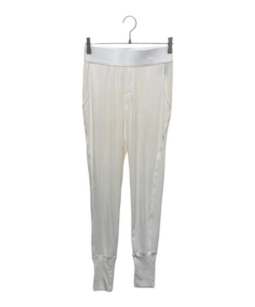MOON TREE PLANET（ムーンツリープラネット）MOON TREE PLANET (ムーンツリープラネット) line pants cashmere ホワイト サイズ:Mの古着・服飾アイテム