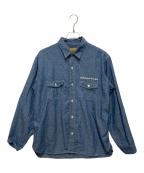 HUMAN MADEヒューマンメイド）の古着「CHAMBRAY SHIRT」｜インディゴ