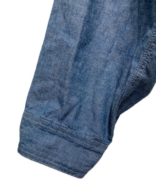 HUMAN MADE（ヒューマンメイド）HUMAN MADE (ヒューマンメイド) CHAMBRAY SHIRT インディゴ サイズ:Ｌの古着・服飾アイテム