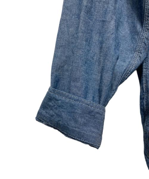 HUMAN MADE（ヒューマンメイド）HUMAN MADE (ヒューマンメイド) CHAMBRAY SHIRT インディゴ サイズ:Ｌの古着・服飾アイテム