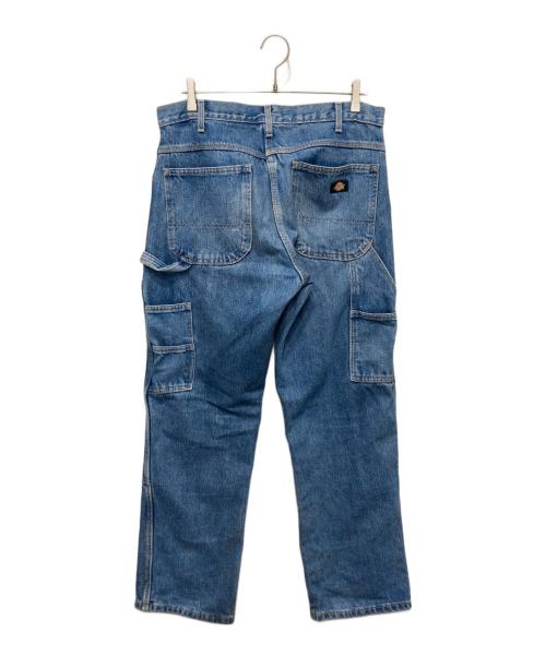 Dickies（ディッキーズ）Dickies (ディッキーズ) ダブルニーペインターデニムパンツ インディゴ サイズ:33×30の古着・服飾アイテム