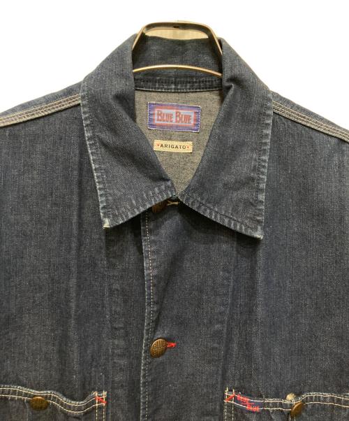 BLUE BLUE（ブルーブルー）BLUE BLUE (ブルーブルー) カバーオール インディゴ サイズ:Ⅿの古着・服飾アイテム