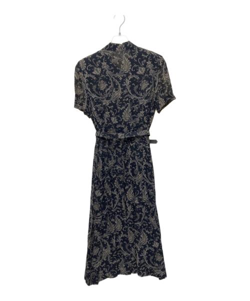 Burberry's（バーバリーズ）Burberry's (バーバリーズ) 半袖ワンピース ブラック サイズ:9の古着・服飾アイテム