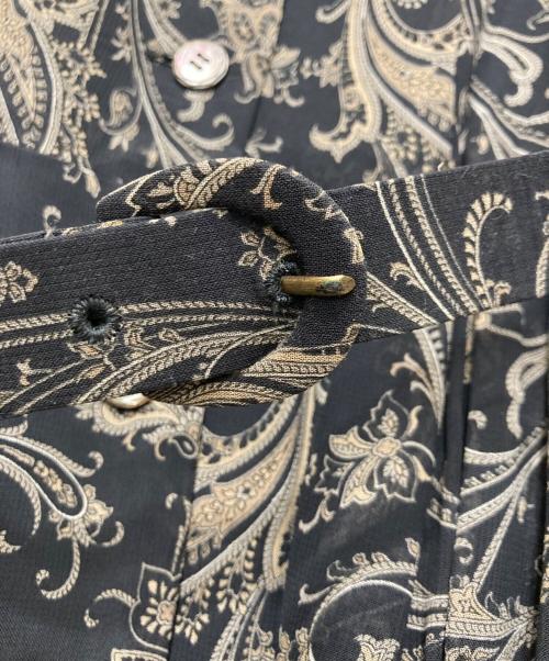 Burberry's（バーバリーズ）Burberry's (バーバリーズ) 半袖ワンピース ブラック サイズ:9の古着・服飾アイテム