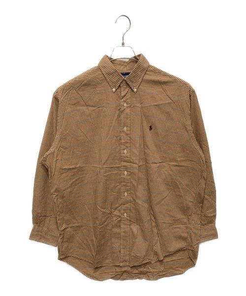 Ralph Lauren GOLF（ラルフローレン ゴルフ）Ralph Lauren GOLF (ラルフローレン ゴルフ) チェックシャツ ブラウン サイズ:Lの古着・服飾アイテム
