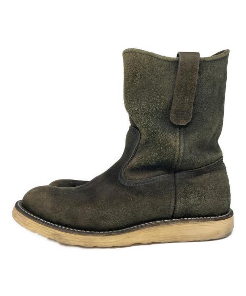 RED WING（レッドウィング）RED WING (レッドウィング) BEAMS (ビームス) 別注ペコスブーツ カーキ サイズ:US8の古着・服飾アイテム