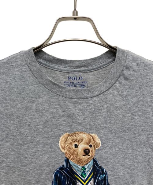 POLO RALPH LAUREN（ポロ・ラルフローレン）POLO RALPH LAUREN (ポロ・ラルフローレン) ポロベアTシャツ グレー サイズ:Ⅼ(160)の古着・服飾アイテム