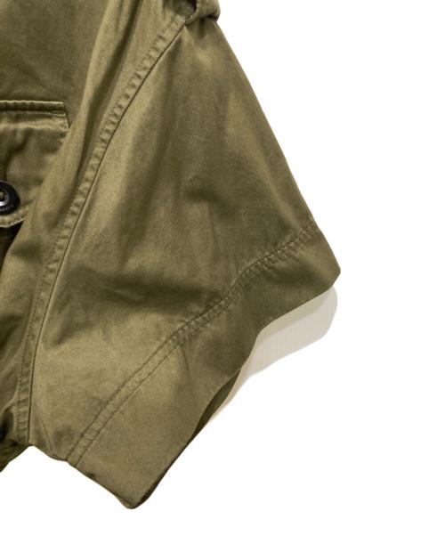 DIESEL（ディーゼル）DIESEL (ディーゼル) 半袖モッズコート カーキ サイズ:Ｓの古着・服飾アイテム