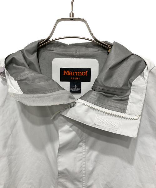 MARMOT（マーモット）Marmot (マーモット) BEAMS (ビームス) 別注シャワーモッズコート ホワイト サイズ:Ｓの古着・服飾アイテム