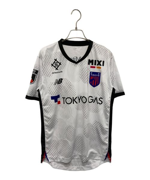 NEW BALANCE（ニューバランス）NEW BALANCE (ニューバランス) FC東京 2025 アウェイ 半袖レプリカユニフォーム ホワイト サイズ:Ⅿの古着・服飾アイテム