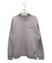 Patagonia（パタゴニア）の古着「フィッツロイ アイコン アップライザル クルー スウェットシャツ」｜パープル