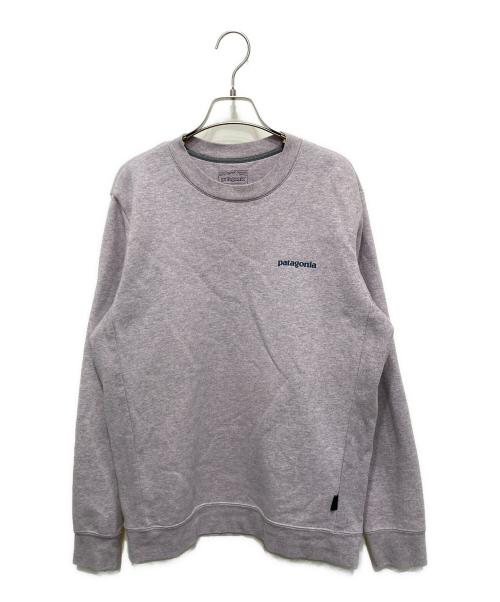 Patagonia（パタゴニア）Patagonia (パタゴニア) フィッツロイ アイコン アップライザル クルー スウェットシャツ パープル サイズ:Sの古着・服飾アイテム