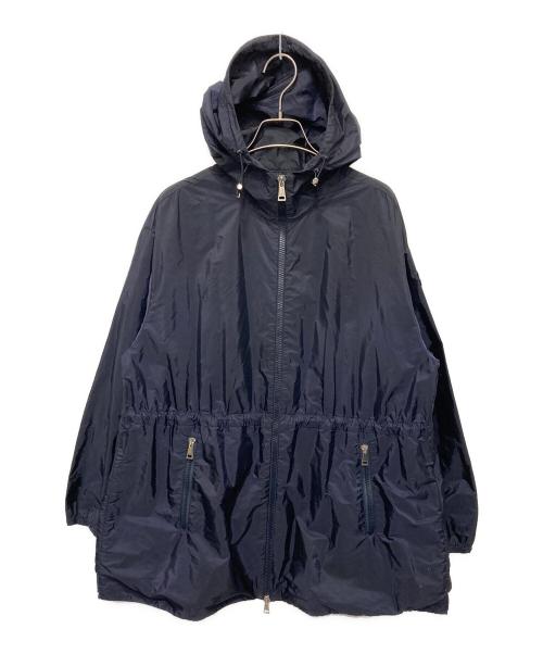 MONCLER（モンクレール）MONCLER (モンクレール) WETE GIUBBOTTOナイロンコート ネイビーの古着・服飾アイテム