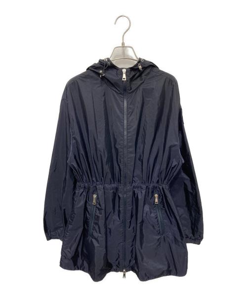 MONCLER（モンクレール）MONCLER (モンクレール) WETE GIUBBOTTOナイロンコート ネイビーの古着・服飾アイテム