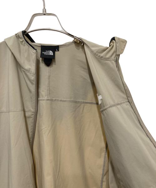 THE NORTH FACE（ザ ノース フェイス）THE NORTH FACE (ザ ノース フェイス) マウンテンソフトシェルフーディ ベージュ サイズ:Ⅼの古着・服飾アイテム