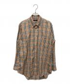 BURBERRY LONDONバーバリーロンドン）の古着「B/Dノバチェックシャツ」｜ベージュ