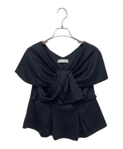 CELFORD（セルフォード）CELFORD (セルフォード) リボンモチーフカットソー ブラック サイズ:FREEの古着・服飾アイテム