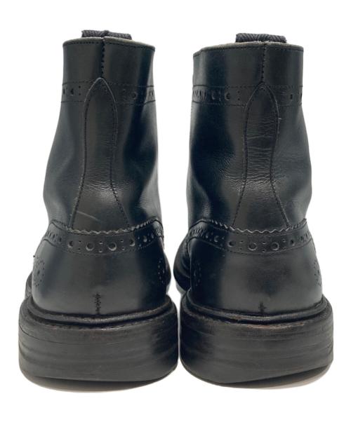 Tricker's（トリッカーズ）Tricker's (トリッカーズ) PAUL SMITH (ポールスミス) ウィングチップカントリーブーツ ブラック サイズ:7.5の古着・服飾アイテム