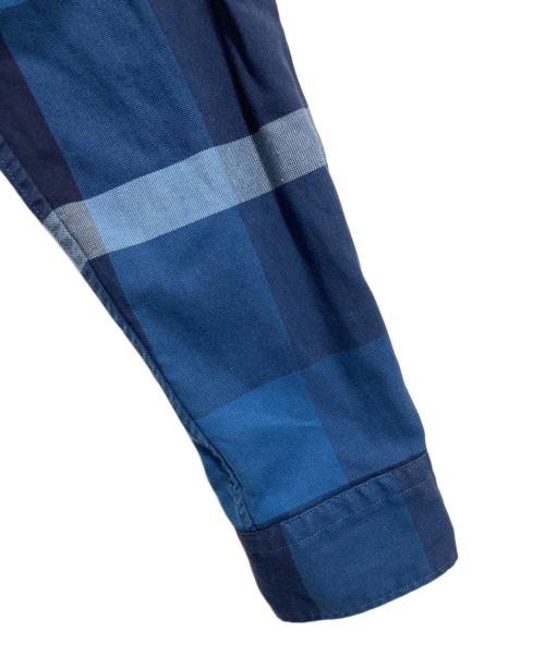 BLACK LABEL CRESTBRIDGE（ブラックレーベル クレストブリッジ）BLACK LABEL CRESTBRIDGE (ブラックレーベル クレストブリッジ) チェックシャツ ブルー サイズ:Ⅿの古着・服飾アイテム
