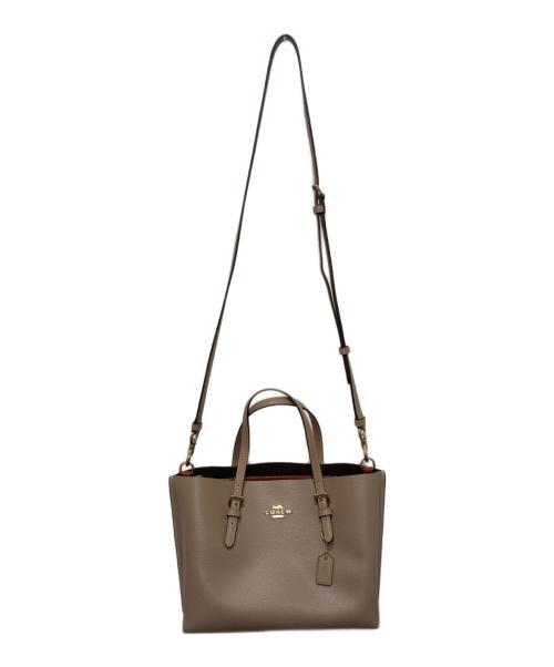 COACH（コーチ）COACH (コーチ) モリー トート2WAYバッグ ベージュの古着・服飾アイテム