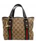 GUCCI（グッチ）の古着「GGキャンバスミニ ハンドバッグ」｜ブラウン