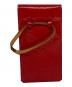 LOUIS VUITTON (ルイ ヴィトン) グリーン シガレットケース レッド：13000円