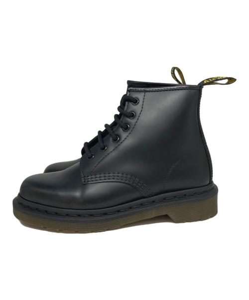 Dr.Martens（ドクターマーチン）Dr.Martens (ドクターマーチン) 101 YS スムース 6 ホール ブーツ ブラック サイズ:UK4の古着・服飾アイテム