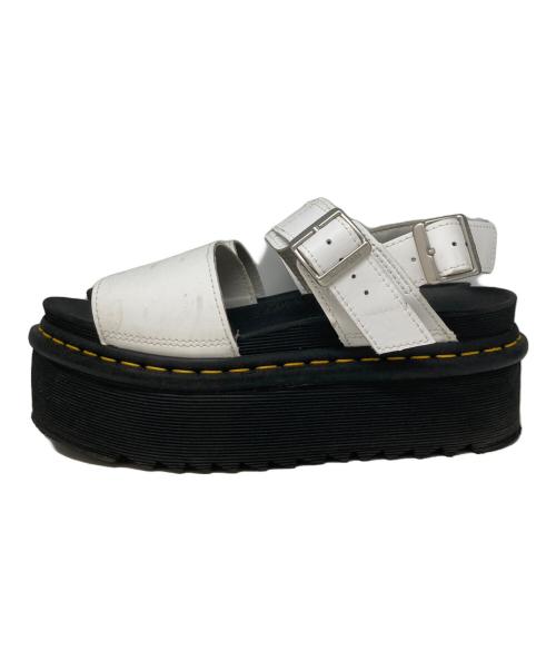 Dr.Martens（ドクターマーチン）Dr.Martens (ドクターマーチン) VOSS QUAD サンダル ホワイト サイズ:UK5の古着・服飾アイテム