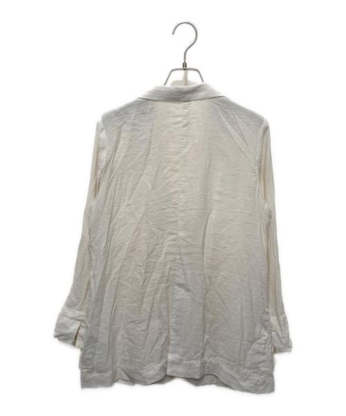 La boutique BonBon（ラブティックボンボン）La boutique BonBon (ラブティックボンボン) シアーライトジャケット ホワイト サイズ:FREEの古着・服飾アイテム