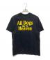 Supreme (シュプリーム) All Dogs Go To Heaven Tee ブラック サイズ:Ⅿ：9000円