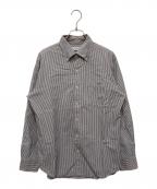 MACKINTOSH LONDONマッキントッシュ ロンドン）の古着「ストライプシャツ」｜グレー