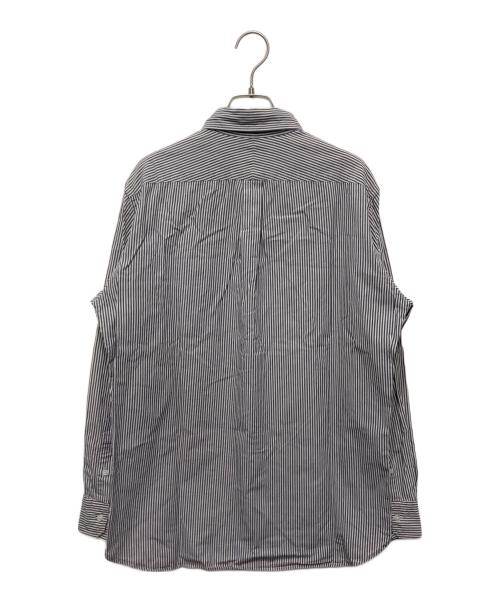 MACKINTOSH LONDON（マッキントッシュ ロンドン）MACKINTOSH LONDON (マッキントッシュ ロンドン) ストライプシャツ グレー サイズ:Ⅼの古着・服飾アイテム