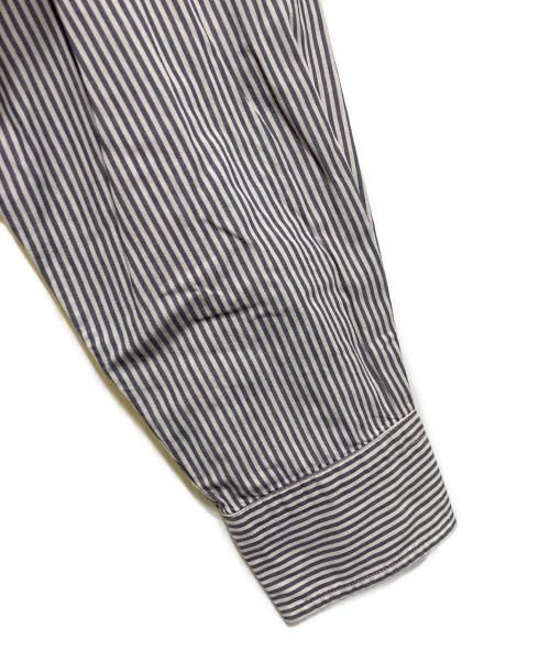 MACKINTOSH LONDON（マッキントッシュ ロンドン）MACKINTOSH LONDON (マッキントッシュ ロンドン) ストライプシャツ グレー サイズ:Ⅼの古着・服飾アイテム