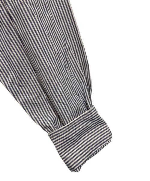 MACKINTOSH LONDON（マッキントッシュ ロンドン）MACKINTOSH LONDON (マッキントッシュ ロンドン) ストライプシャツ グレー サイズ:Ⅼの古着・服飾アイテム