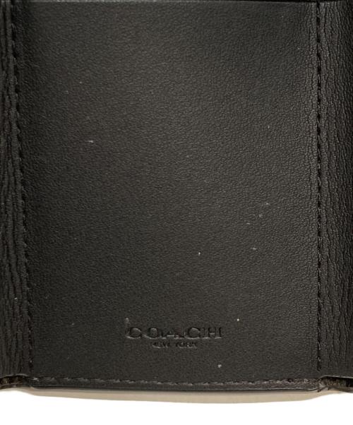COACH（コーチ）COACH (コーチ) ミニ トライフォールド ウォレット ブラックの古着・服飾アイテム
