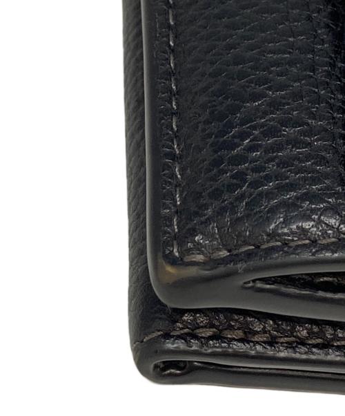 COACH（コーチ）COACH (コーチ) ミニ トライフォールド ウォレット ブラックの古着・服飾アイテム