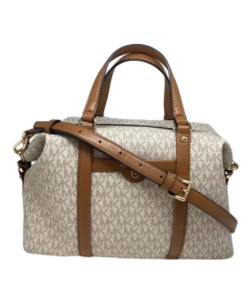 MICHAEL KORS（マイケルコース）MICHAEL KORS (マイケルコース) BECK サッチェル ミディアムバッグ アイボリーの古着・服飾アイテム