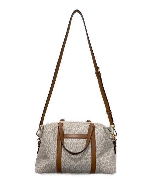 MICHAEL KORS（マイケルコース）MICHAEL KORS (マイケルコース) BECK サッチェル ミディアムバッグ アイボリーの古着・服飾アイテム