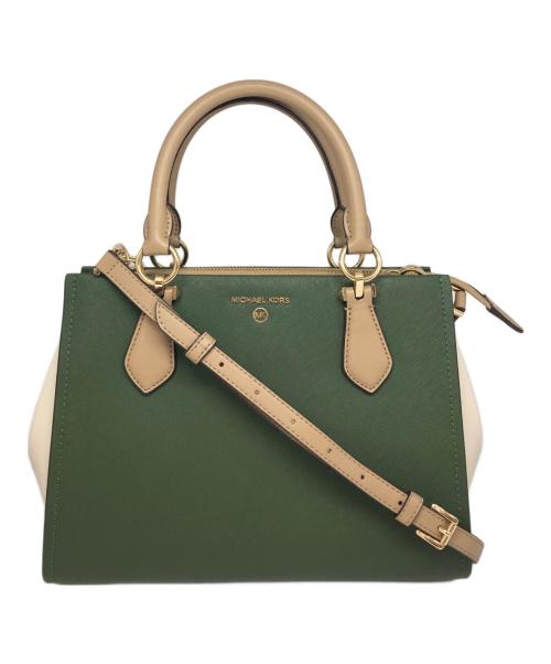 MICHAEL KORS（マイケルコース）MICHAEL KORS (マイケルコース) MARILYN サッチェル 2wayバッグ グリーンの古着・服飾アイテム