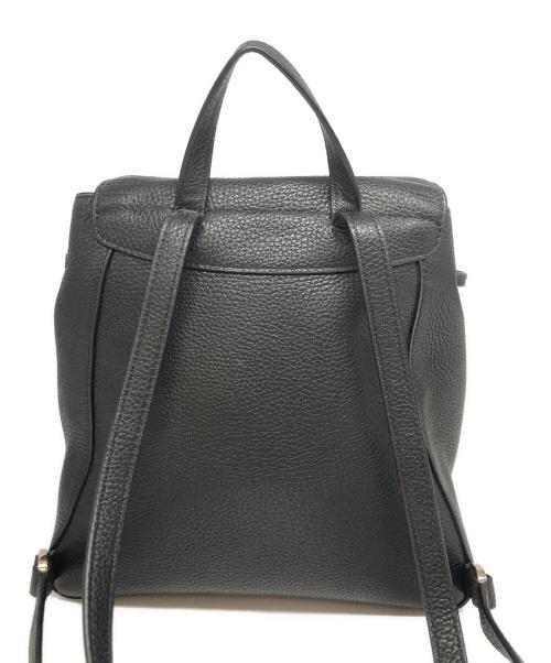 Kate Spade（ケイトスペード）Kate Spade (ケイトスペード) レイラミディアムフラップバッグパック ブラックの古着・服飾アイテム